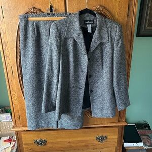 Sag Harbor Charcoal Blazer and Skirt Set